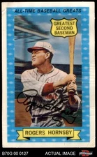 1970 Rold Gold #2 Roger Hornsby Cardinals / Browns HOF 2 - GOOD