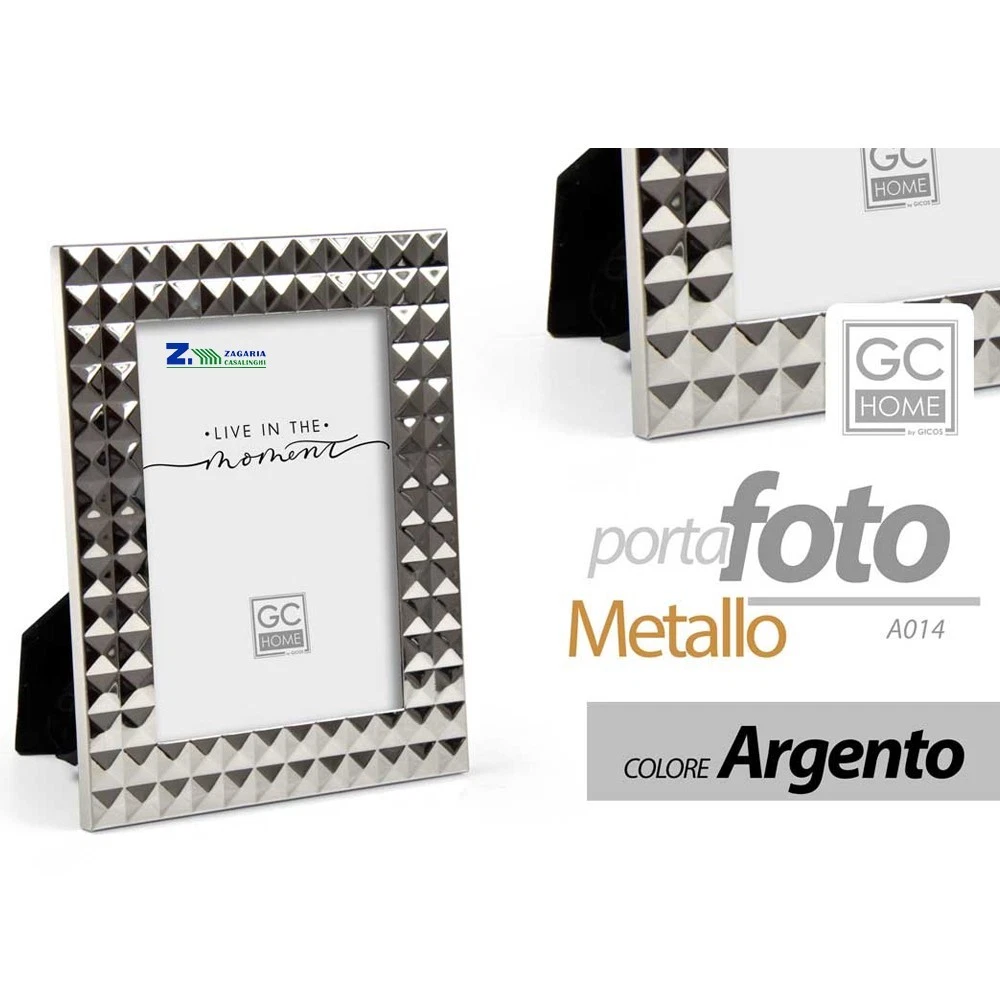 Hoikwo Cornice 15x20, Cornice Vetro Con Bordi Argentati