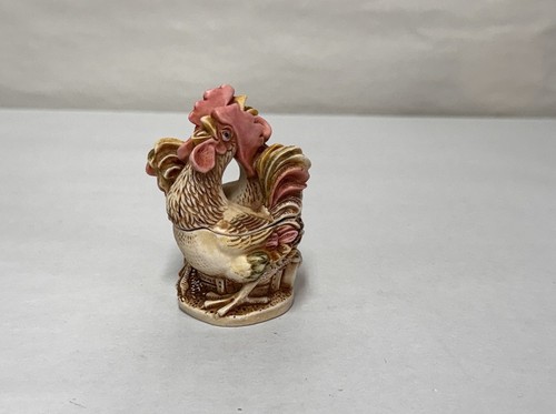 HARMONY KINGDOM LORDS OF THE ROOST TJHOL02C TREASURE JESTS CHICKENS - Picture 3 of 6