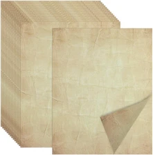 Joyberg 70PCS Vintage Paper 8.5 x 11 in Parchment for Writing 