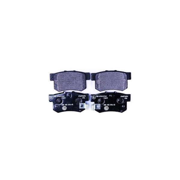 Bremsbelagsatz Mit VerschleißWarnung 14,6 Mm Hella FüR U.A. Honda Accord-image