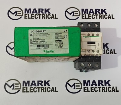 SCHNEIDER ELECTRIC LC1D65 AP7 POWER CONTACTOR 65A VOLTAGE 220VAC FAST SHIPPING