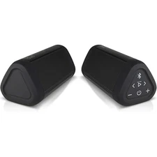 OontZ Ultra Dual Portable Bluetooth Speaker 5.0 2-Pack – IPX7 Black-Dual