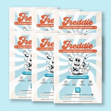 6 Pack Freddie Laundry Detergent Sheets - 360...