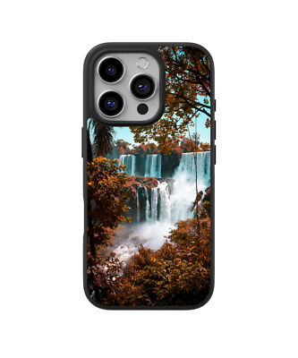Sunny-Case 2D Case Handyhülle für iphone 7 Österreich Wasserfall Wald Nr.678