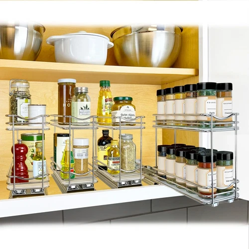 Lynk Professional Pull Out Spice Rack Organizer - Thumbnail 5