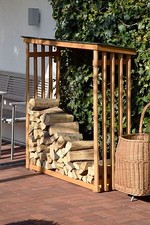 Kaminholzregal XL Kaminholzständer 1m³ Brennholzregal Feuerholzregal Holzlager