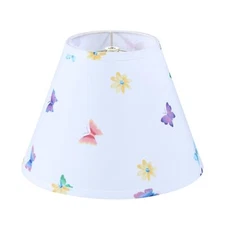 Aspen Creative 32138 Empire Shape Spider Construction Lamp Shade in White wit...