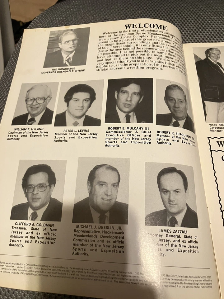 BRUNO SAMMARTINO Last Match Wrestling Program 4 de outubro de 1981 Meadowlands NJ - Imagem 4 de 4
