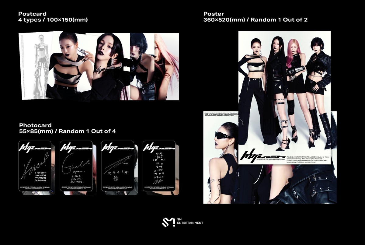 AESPA 5th Mini Album [Whiplash] BEAT Random Ver. CD+P.Book+P.Card+