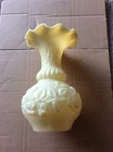 Large Vase In Opaline Floral Decoration