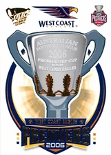 2006 West Coast Eagles AFL Select Premiers Series Card - Premiership Cup
