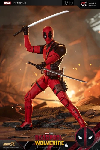zd toys DEADPOOL & WOLVERINE 1/10 scale action figure set of 2 mcu MARVEL NEU - Bild 10 von 23