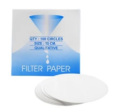 Eisco Labs Premium Filter Paper, 15cm, Pack of 100