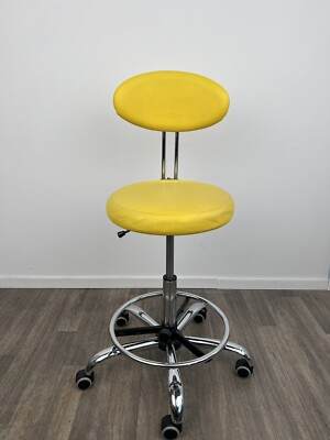 Diplomat D10L Arztstuhl Arbeitssessel Hocker Farbe Gelb gebraucht MG022671