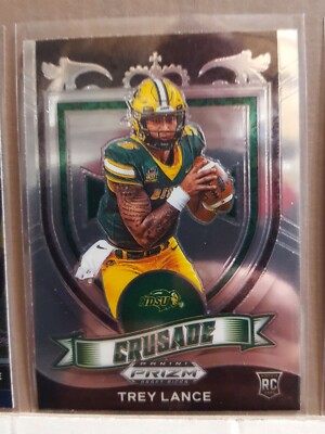 Trey Lance 2021 Prizm Draft Picks RC card #164 North Dakota State Bison