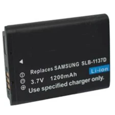 BNA-WB-SLB1137D Camera Battery Li-Ion,3.7V,1200mAh Replaces Samsung SLB-1137D