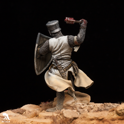 Illustration of a knights hospitaller demon knight