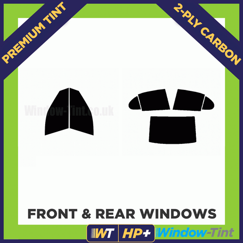 For SEAT Leon 5-door 99-05 Carbon Pre Cut Window Tint Full Premium 2-ply HP+ - Picture 2 of 10