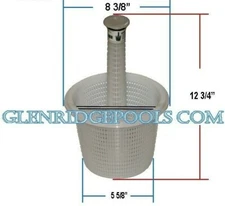 SkimPro SP-HP Pool Skimmer Basket with Tower and Handle for Hayward SP1070