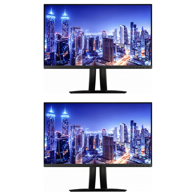 ViewSonic VP2456 24-inch 1080P FHD IPS Premium Monitor, 2-Pack Bundle 