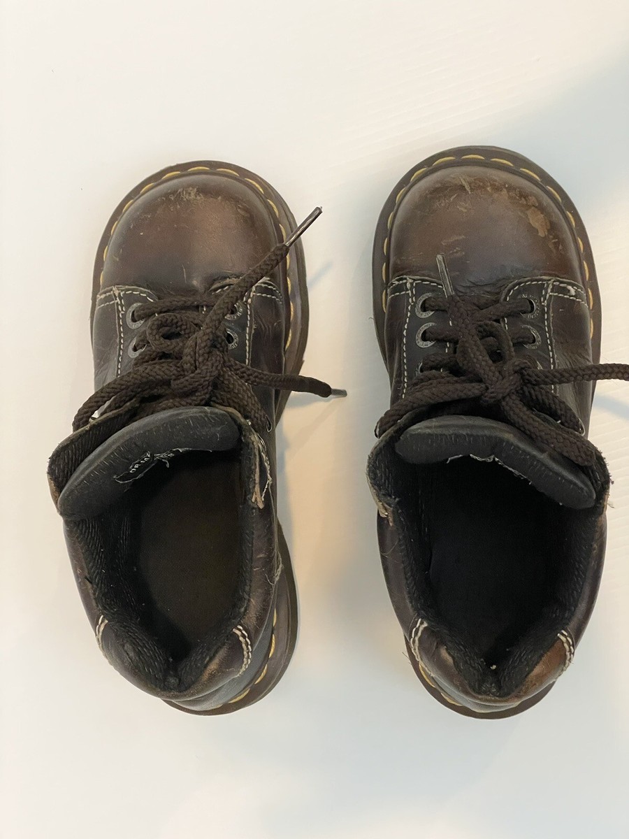 Vintage Dr Martens Boots UK Sz 4 Women US Sz 6 Brown Made in Vintage Dr Martens Boots UK Sz 4 Women US Sz 6 Brown Made in