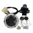 Fit for Ninja 250R 300R EX300 08-17 Ignition Switch Fuel Gas Cap Seat Lock Set