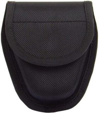 Molded Double Handcuff Case, Hidden Snap Nylon Cuff Case Pouch