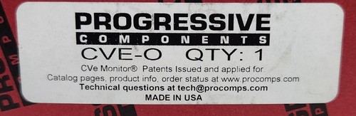 PROGRESSIVE COMPONENTS CVE Monitor OQR2028 CVE-O Mold Monitor | eBay