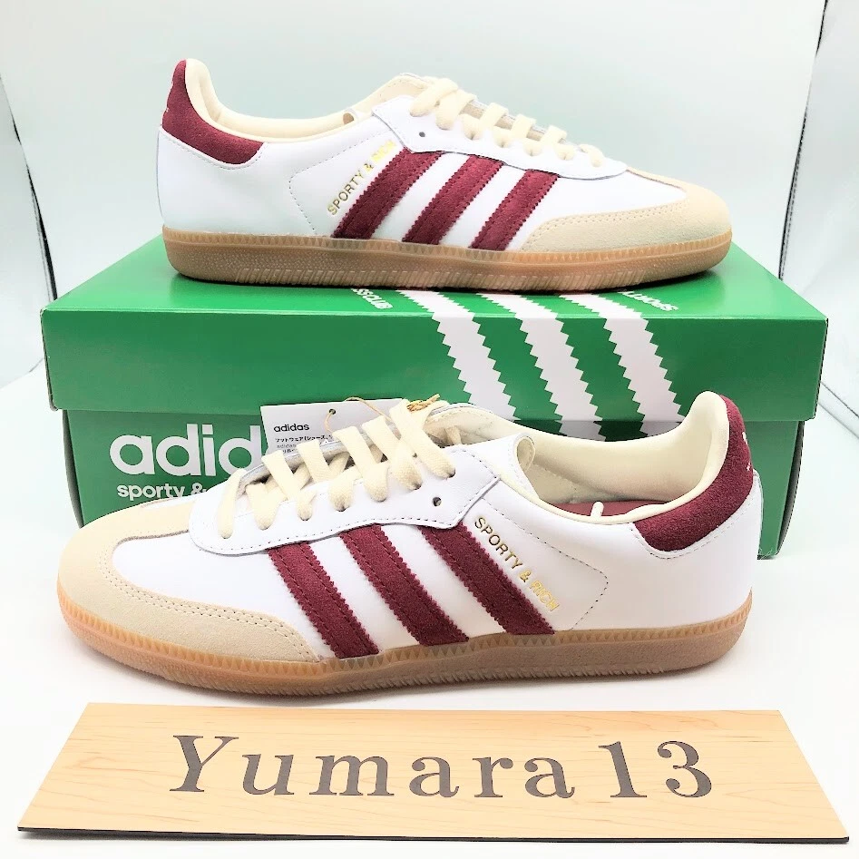adidas gazelle silver green womens Adidas Samba OG Sporty & Rich Burgundy – doggysneakers