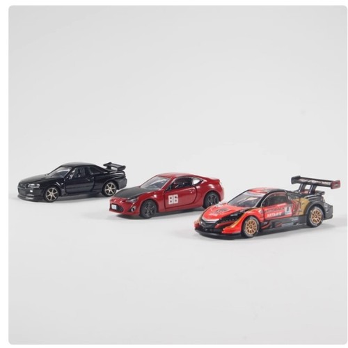 Tomica Premium 10th Anniversary Collection GT-R BNR34 Toyota GT86 Honda NSX Car - Picture 4 of 5