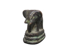 Ancien Poids a Opium Éléphant Birman