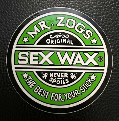 MR ZOGS SEX WAX SURF SURFING DECAL STICKER