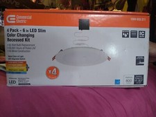 6in led recessed light -4pk