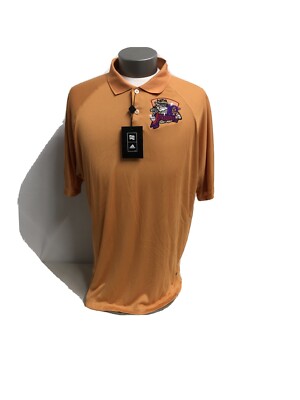 adidas orange golf shirt
