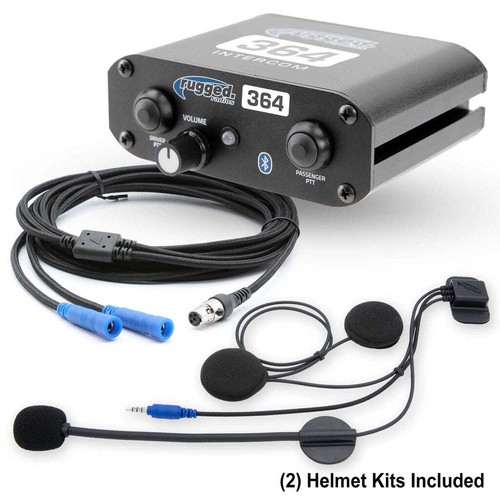 2 Person Super Sport 364 Communication Intercom System w/ Helmet Kits In Car Com - Afbeelding 2 van 5