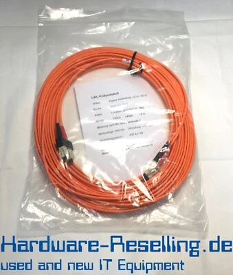 3025L39DS150 LWL 50/125µm Câble Lc-D / Sc-D Connexion 15 Mètre Orange - Photo 1/4