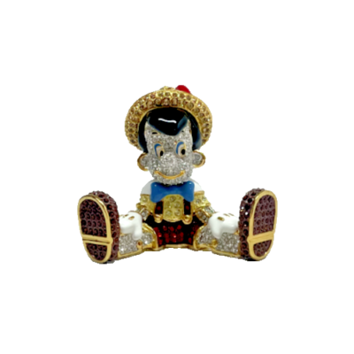笠　スワロフスキー　ペッピーノ Disney Parks Arribas Brothers Pinocchio Swarovski® Jeweled