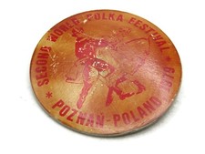 Second World Polka Festival Button Poznan Poland 1979
