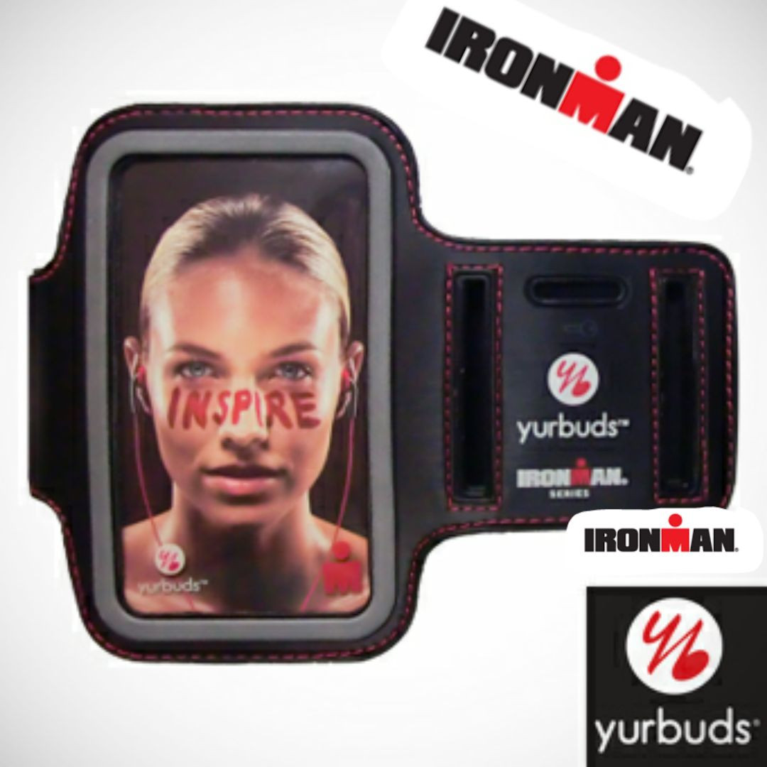 Smartphone Armband YURBUDS  running sport training IRONMAN tunes music jogging