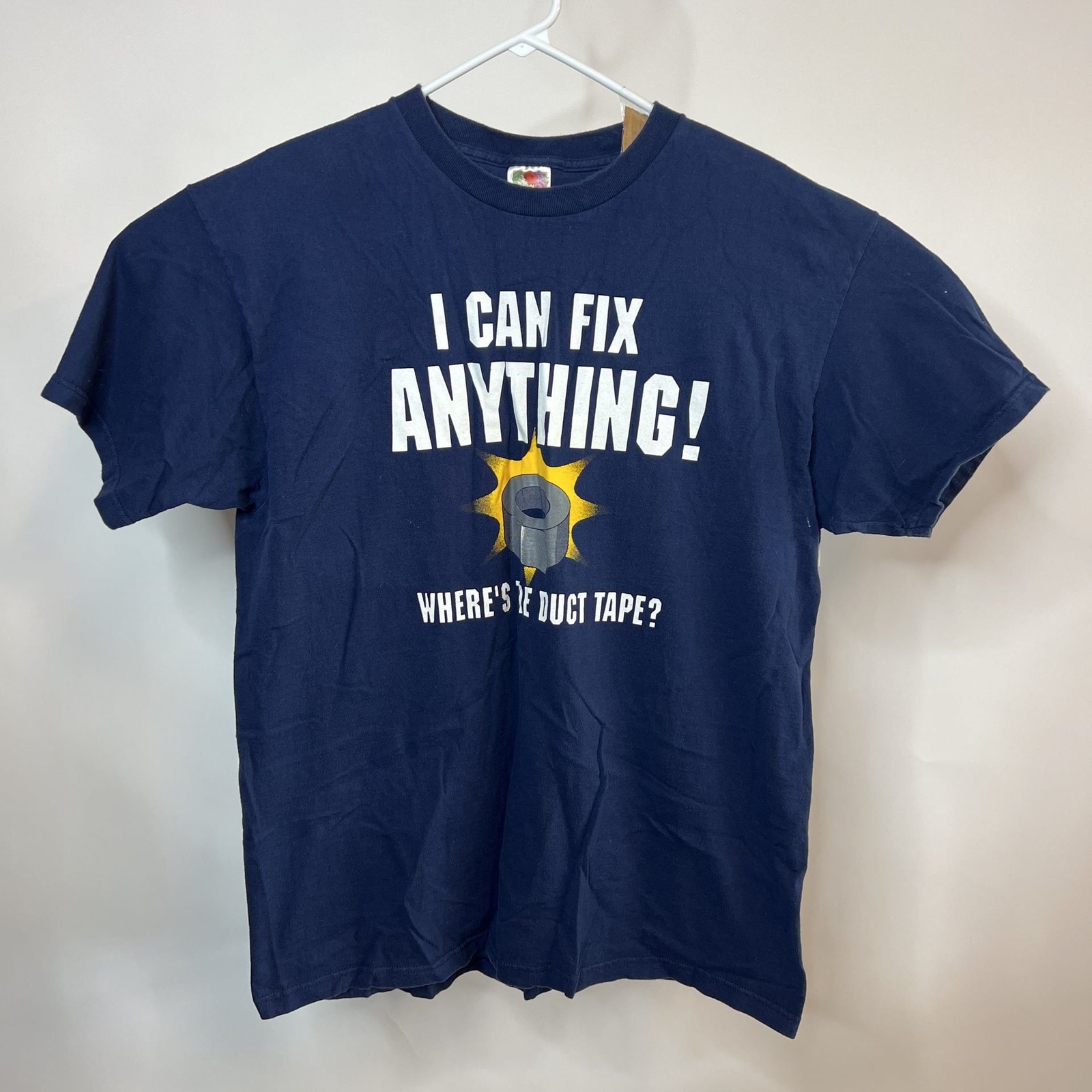 ALTRA T shirt I Can Fix Anything nastro adesivo grande Y2K divertente scherzo streetwear