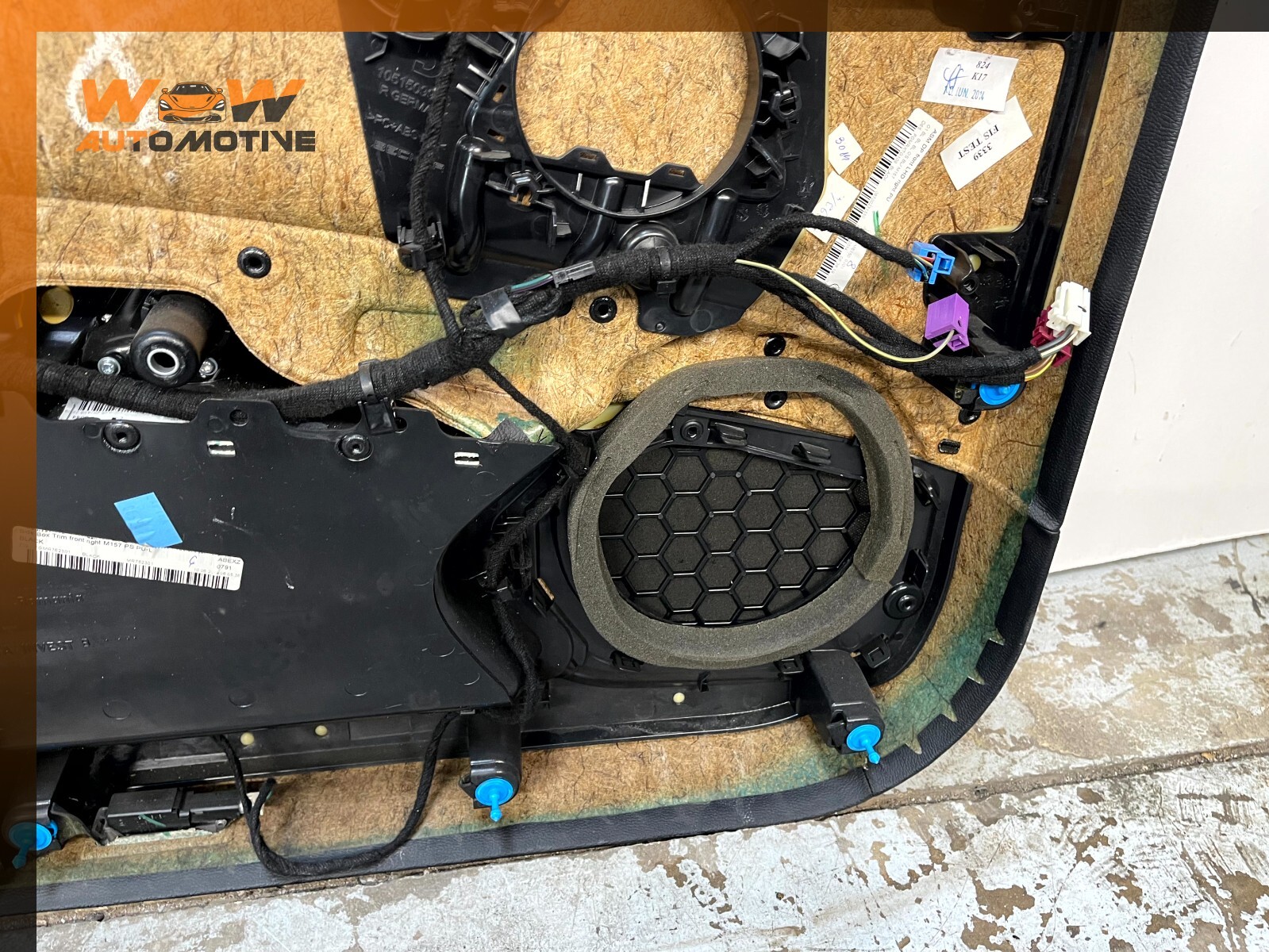 14-16 MASERATI GHIBLI FRONT RIGHT PASSENGER SIDE INTERIOR DOOR PANEL BLACK OEM
