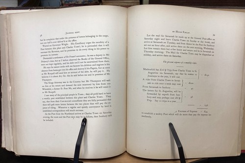 1867 Hugh Finlay's Journal Kept During a Survey of Post Roads in North America - Picture 15 of 18