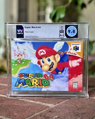 Super Mario 64 Wata 9.8 A++ Graded Nintendo 64 New Sealed 1996   Holy Grail!