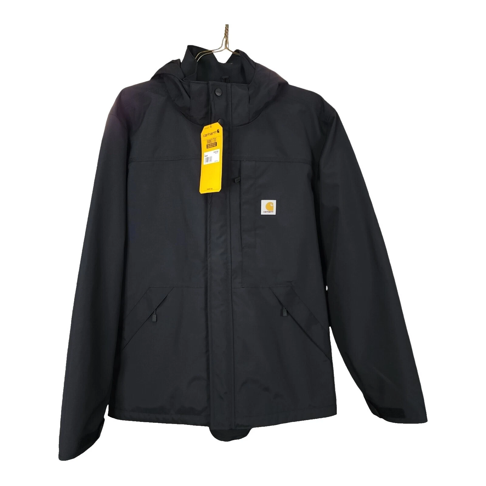 Negro Carhartt Parkas abrigos, chaquetas y chalecos para hombres