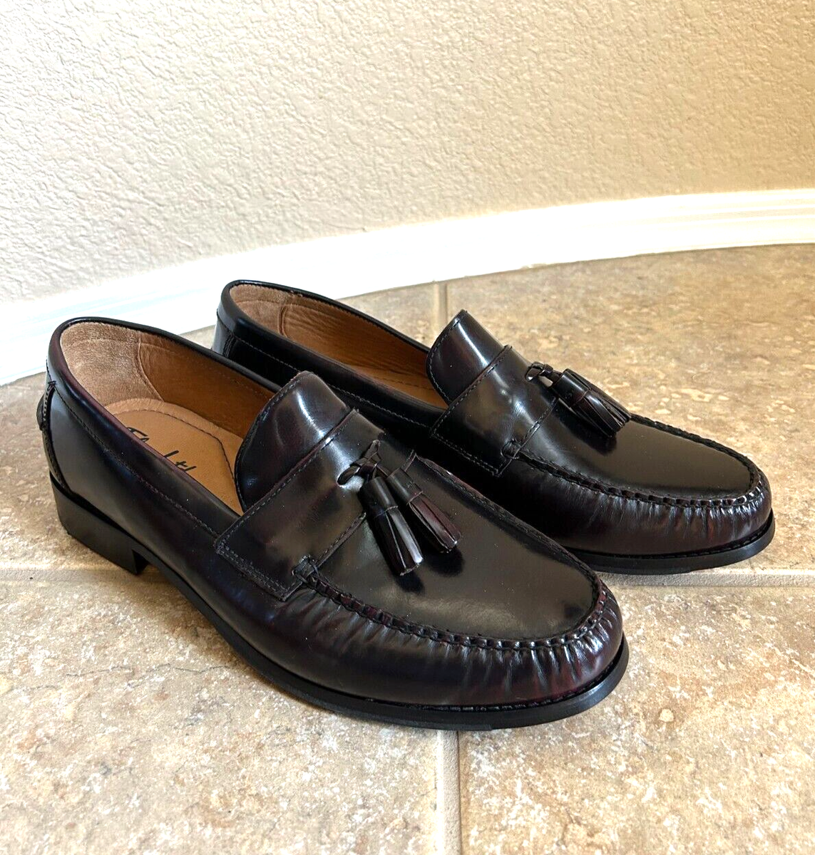 Flag Ltd Nappa Glove Leather Tassel Loafers Men