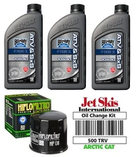 Bel-Ray Oil Change & Filter Kit ATV ARCTIC CAT 500 4x4 Automatic TRV 04-06