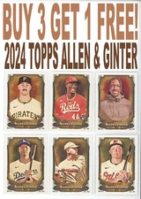2024 Topps Allen & Ginter (BUY 3 GET 1 FREE) You Pick/Complete Your Set (1-200)