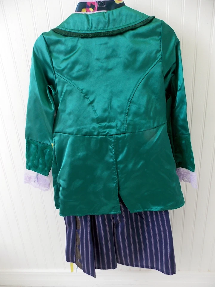 Disney Store Sombrerero Loco Niño Disfraz 5-6 Sombrero Peluca Alicia en el País de las Maravillas Halloween Foto 4 de 4