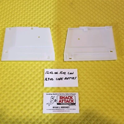 (2) DIXIE 2145, 5591 BEV MAX MACHINE 12oz/16oz CAN & 16.9oz COKE BOTTLE SHIMS